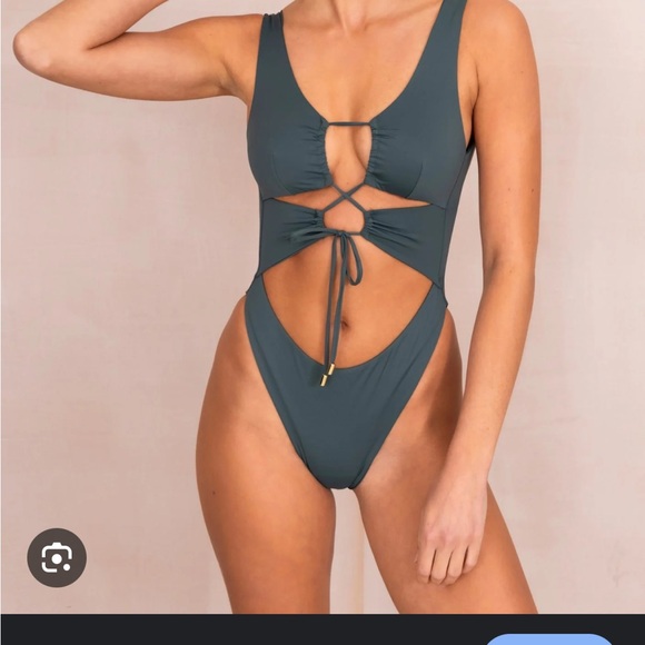 Toco Swim Carib One Piece [Latte] - Picture 4 of 5